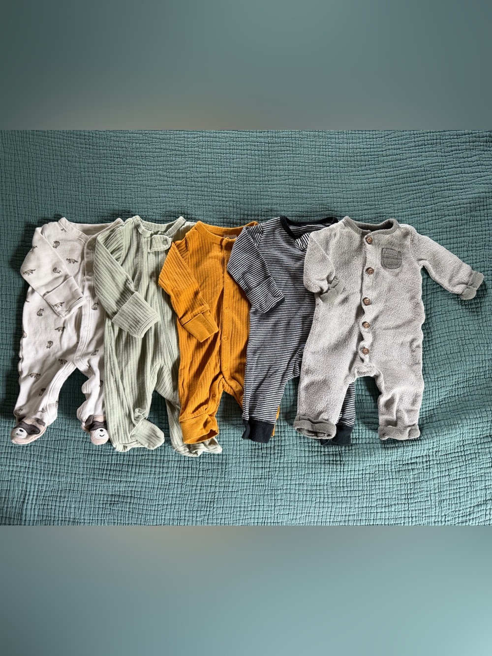 Gender Neutral Cotton Newborn Outfit Bundle